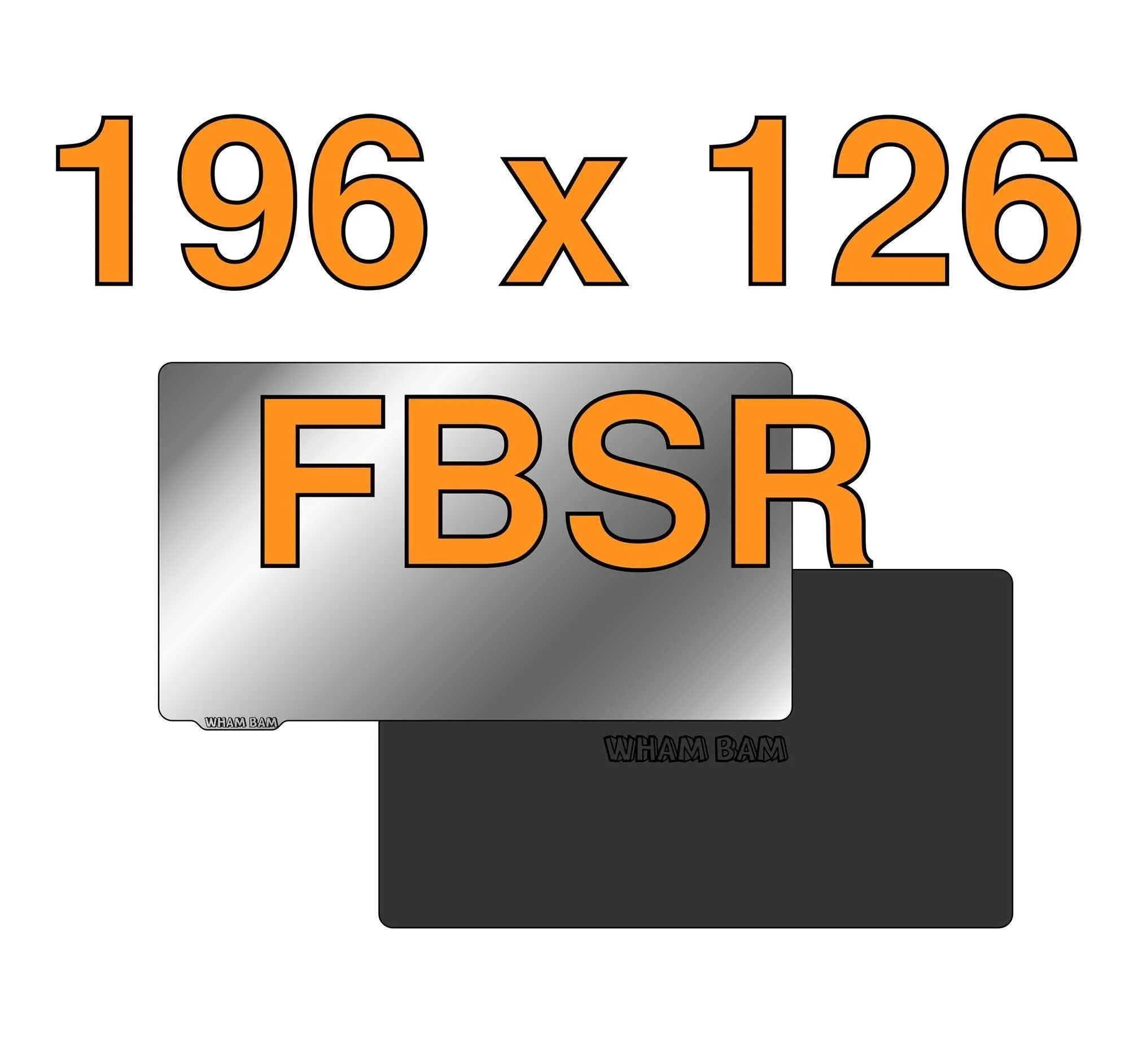 196 x 126 - Flexible Build Plate System - Resin