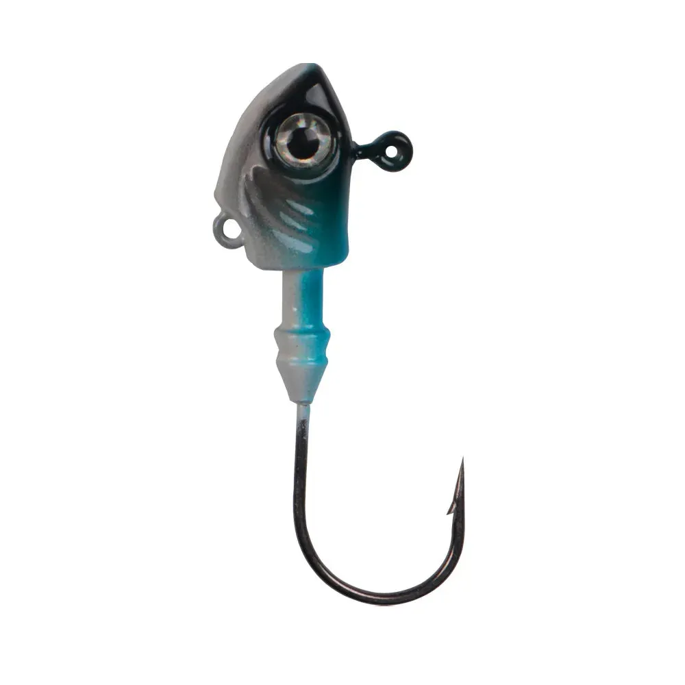 1Pcs Fish Lead soft plastic lure Jig Head 10g 15g 20g 29g 40g Barbed Hook