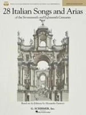 28 Italian Songs & Arias of the 17th & 18th Centuries - Medium High - Book/online access