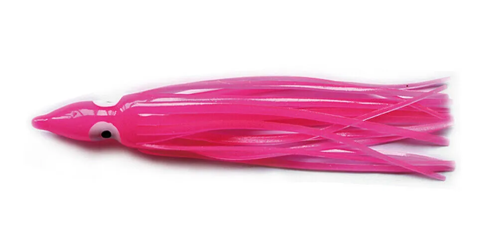 30 XOctopus Squid Skirt Trolling Jig Lure Fishing Tackle 8cm