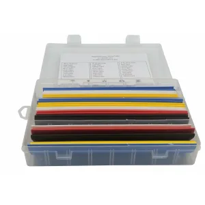 30pc 2:1 Metric Polyolefin Large Heat Shrink Tubing Grab Kit Assortment