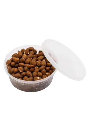 [40 Sets] Reusable Food Storage Containers with Lids - 8 oz Plastic Takeout Deli Counter Combo Pack Microwaveable Freezer Safe BPA Free Home Delicatessen Restaurant Packaging or Pantry Organization