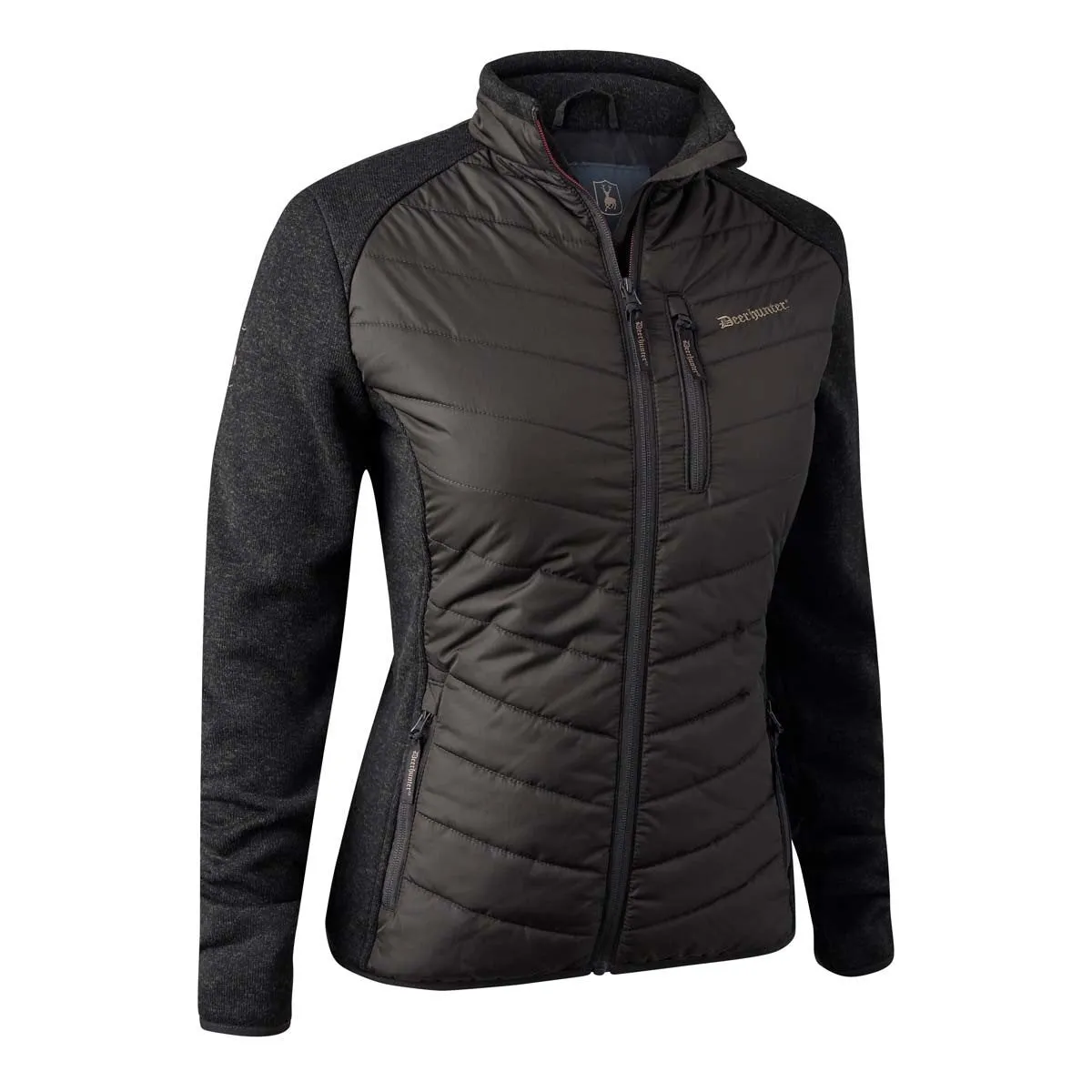 50% OFF DEERHUNTER Lady Caroline Padded Jacket - Brown Leaf - Size: UK 12