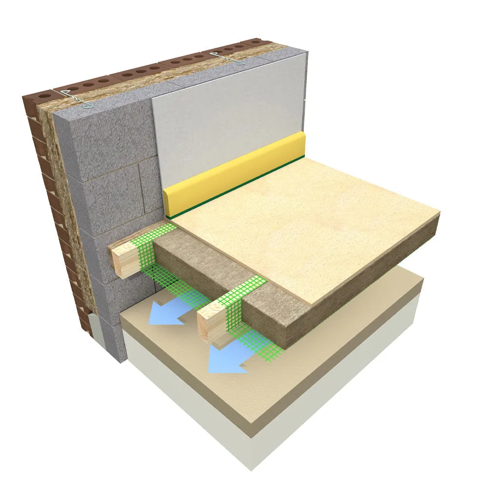 70mm Knauf Rocksilk Flexible Slab (1200mm x 600mm)