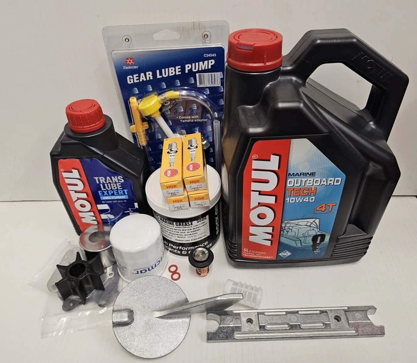 80 100 HP 4-Str Yamaha F80A F100A Outboard Full Service Kit '98-'01 carb models