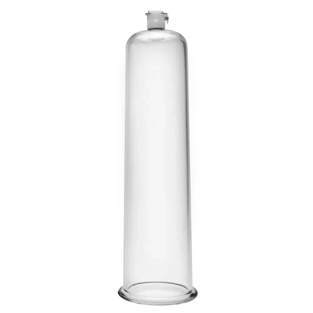 9.5-inch Size Matters Clear Penis Pump with Cock Strap for Him
