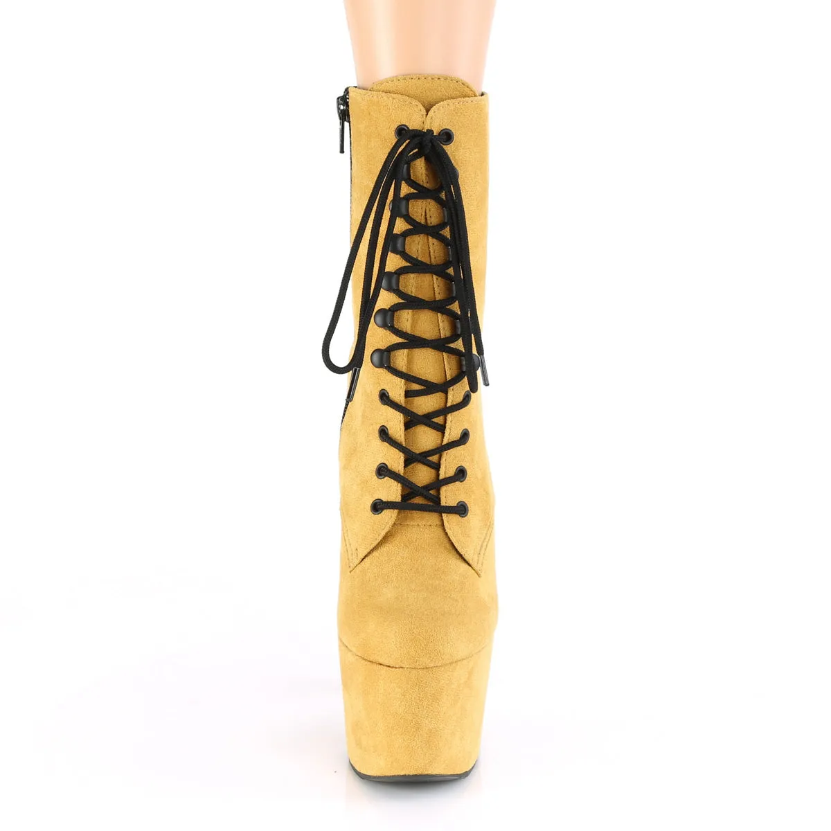 ADORE-1020FS  Mustard Faux Suede/Mustard Faux Suede