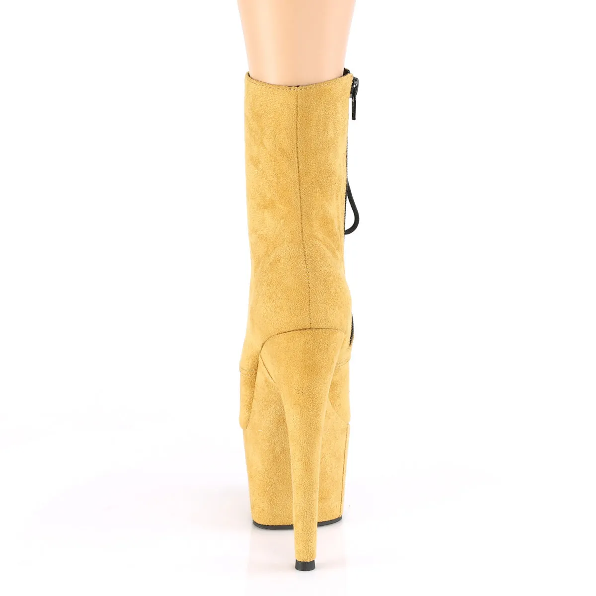 ADORE-1020FS  Mustard Faux Suede/Mustard Faux Suede
