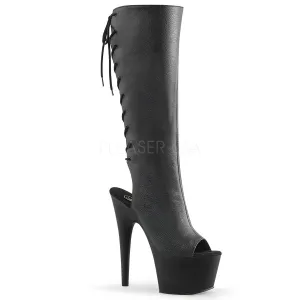 ADORE-2018  Black Faux Leather/Black Matte