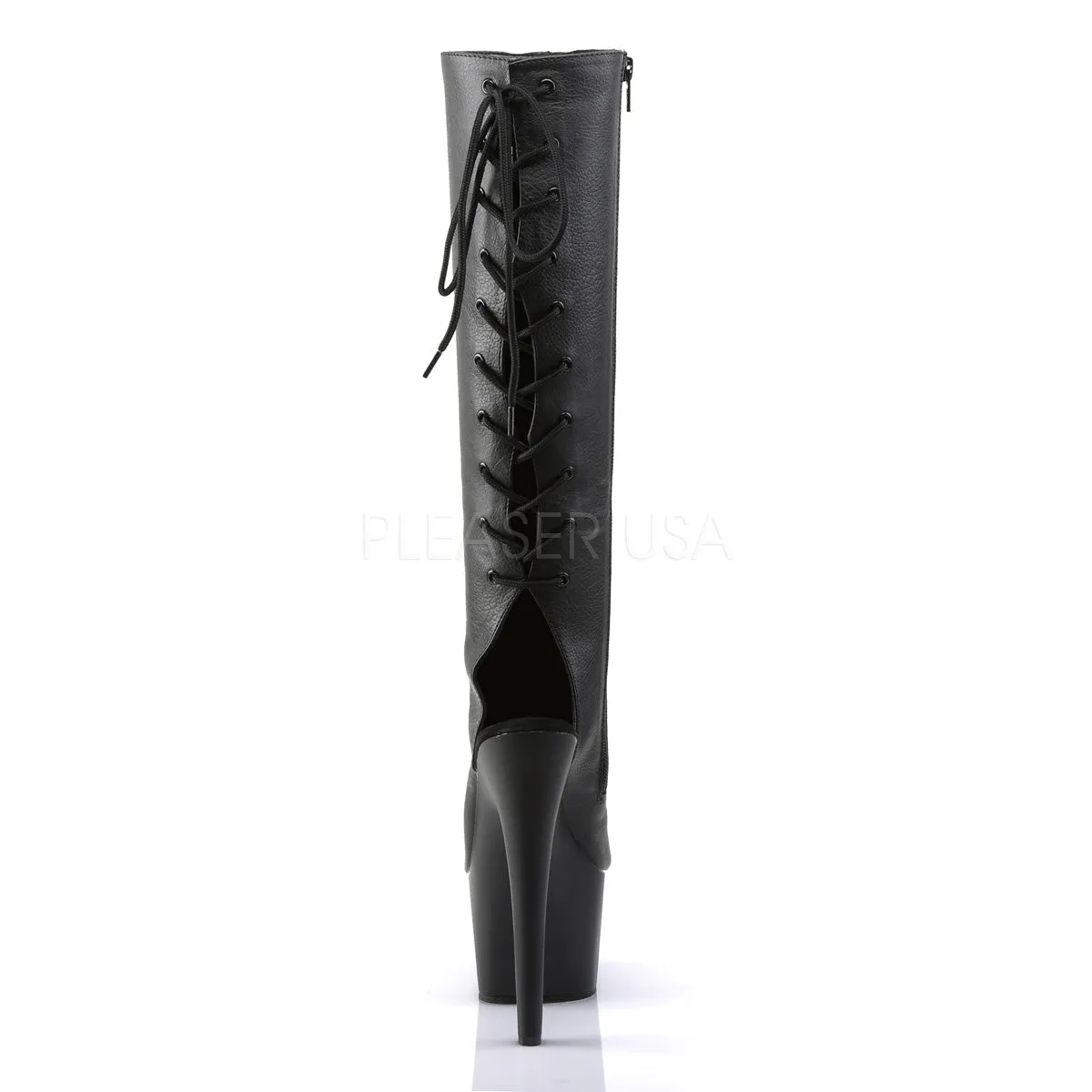 ADORE-2018  Black Faux Leather/Black Matte