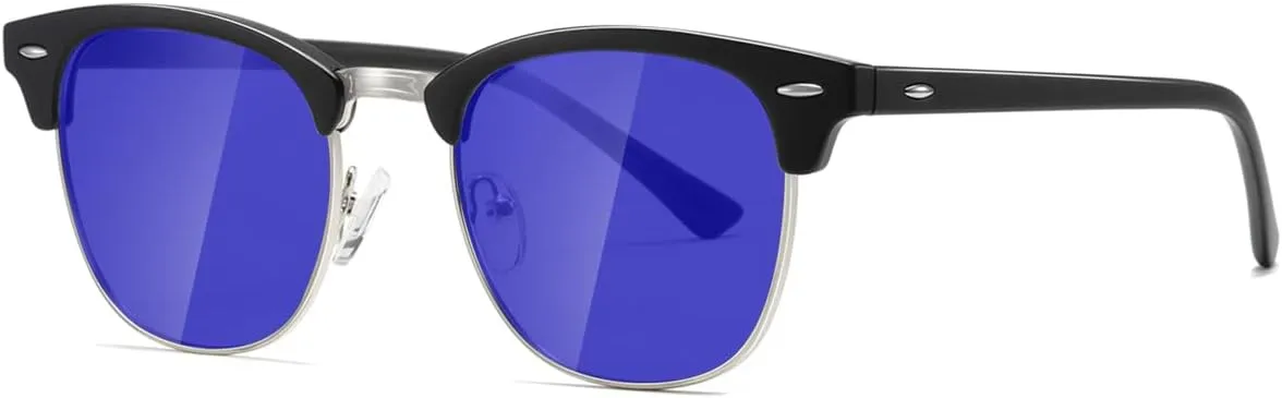 AEVOGUE Polarized Sunglasses For Women And Men Semi Rimless Frame Retro Sun Glasses AE0369