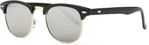 AEVOGUE Polarized Sunglasses For Women And Men Semi Rimless Frame Retro Sun Glasses AE0369