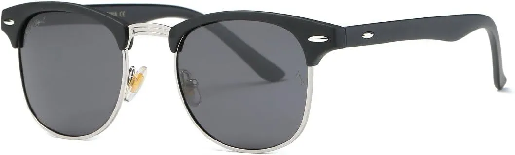 AEVOGUE Polarized Sunglasses For Women And Men Semi Rimless Frame Retro Sun Glasses AE0369
