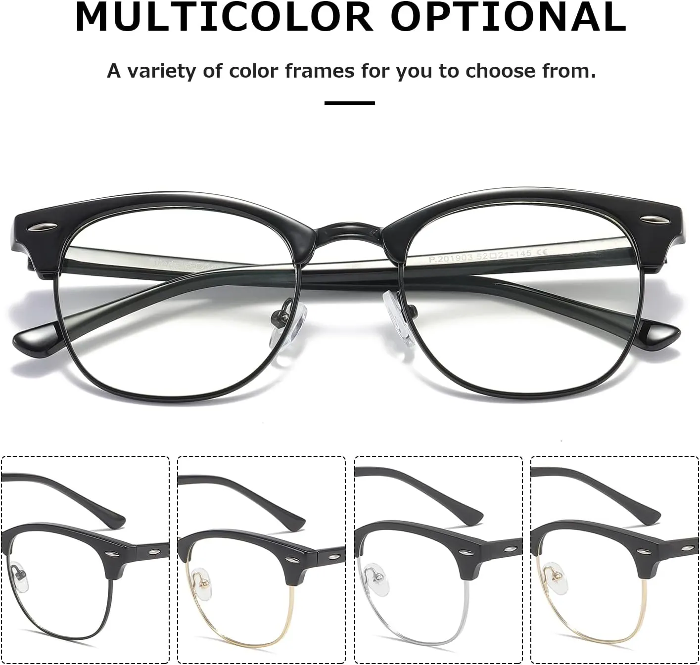 AEVOGUE Polarized Sunglasses For Women And Men Semi Rimless Frame Retro Sun Glasses AE0369