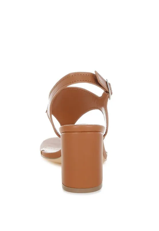 Ann Real Leather Thong Toe Sandals