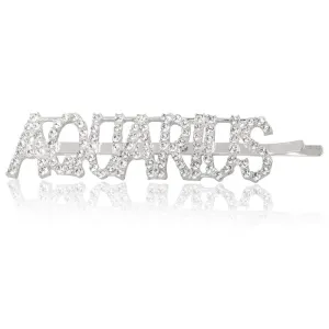 Aquarius Silver Hairclip