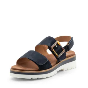 ARA MARBELLA NAVY SUEDE SANDAL