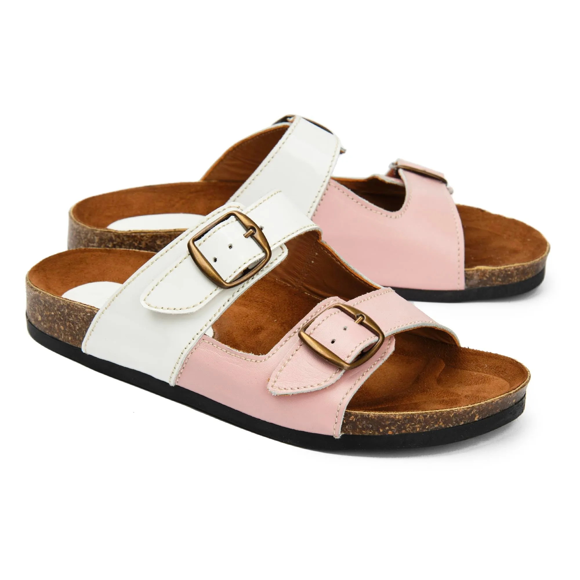 Arizona Binky Natural Leather Slippers