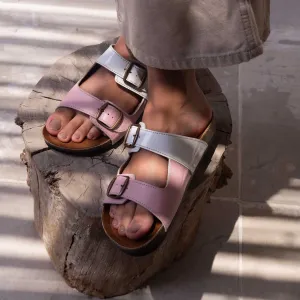 Arizona Binky Natural Leather Slippers