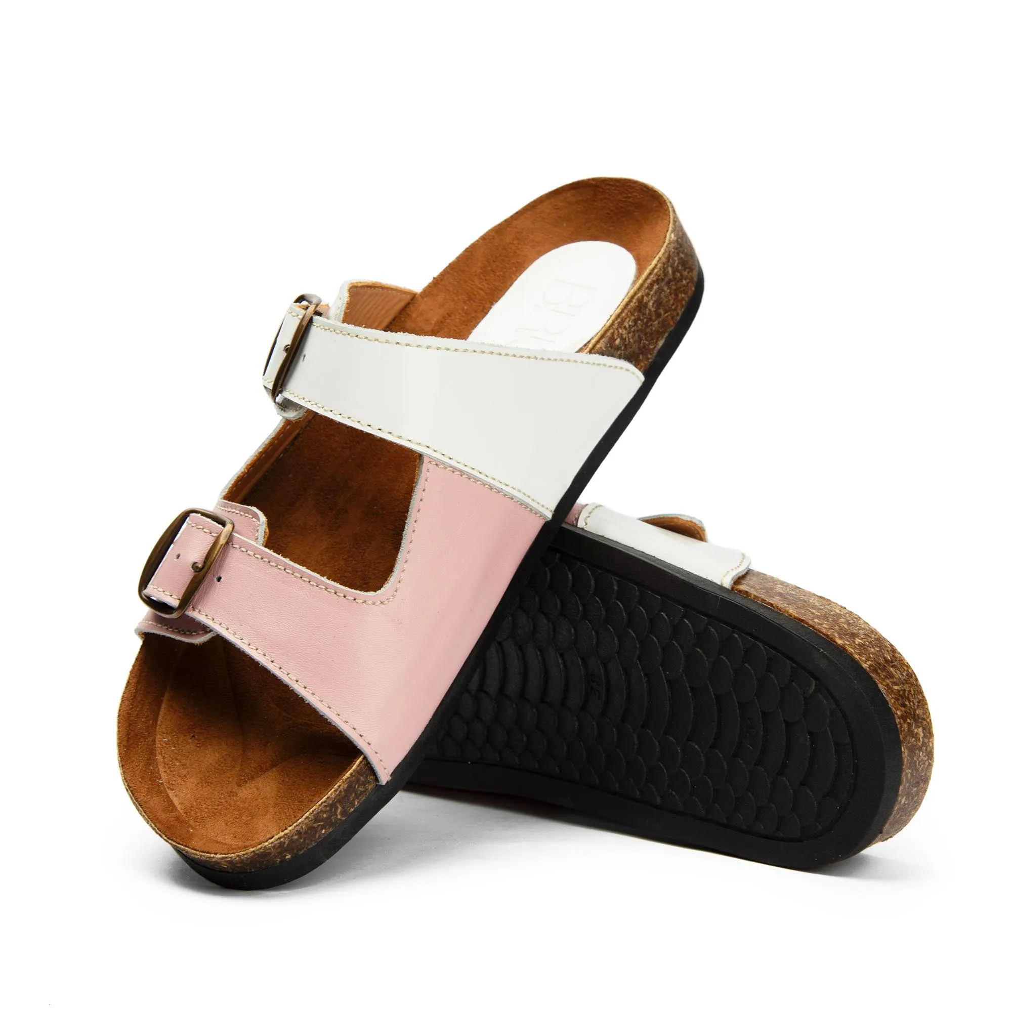 Arizona Binky Natural Leather Slippers
