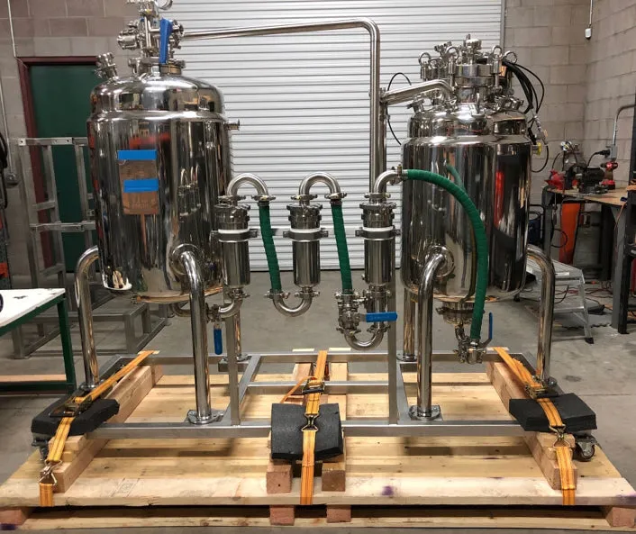 ASME Reactor Skid, decarb, crystallization, Decarboxylation vessels