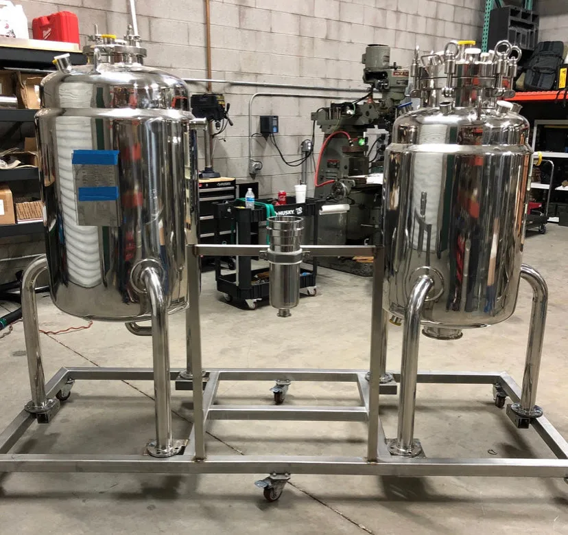 ASME Reactor Skid, decarb, crystallization, Decarboxylation vessels