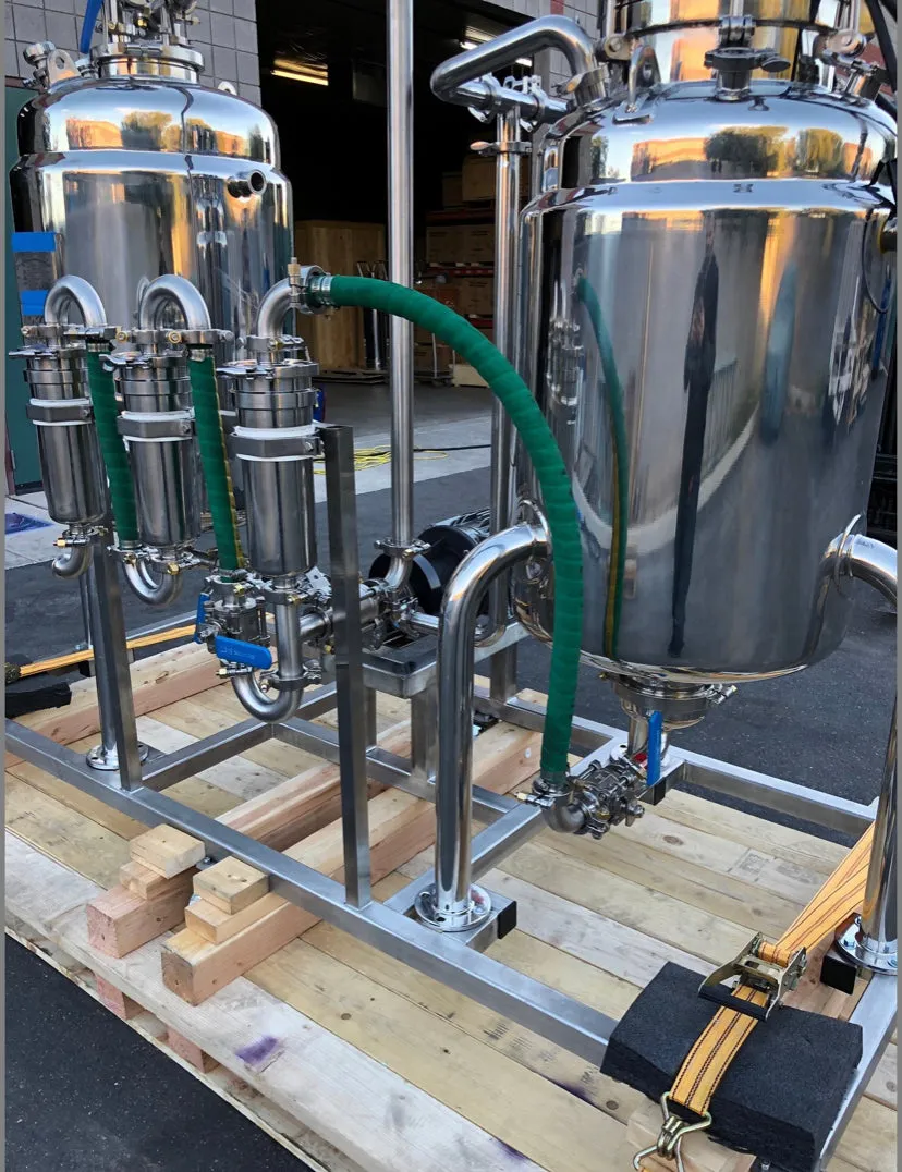 ASME Reactor Skid, decarb, crystallization, Decarboxylation vessels