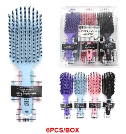 BEAUT FLEXIBLE PADDLE DETANGLING VENT BRUSH W/ BRISTLES