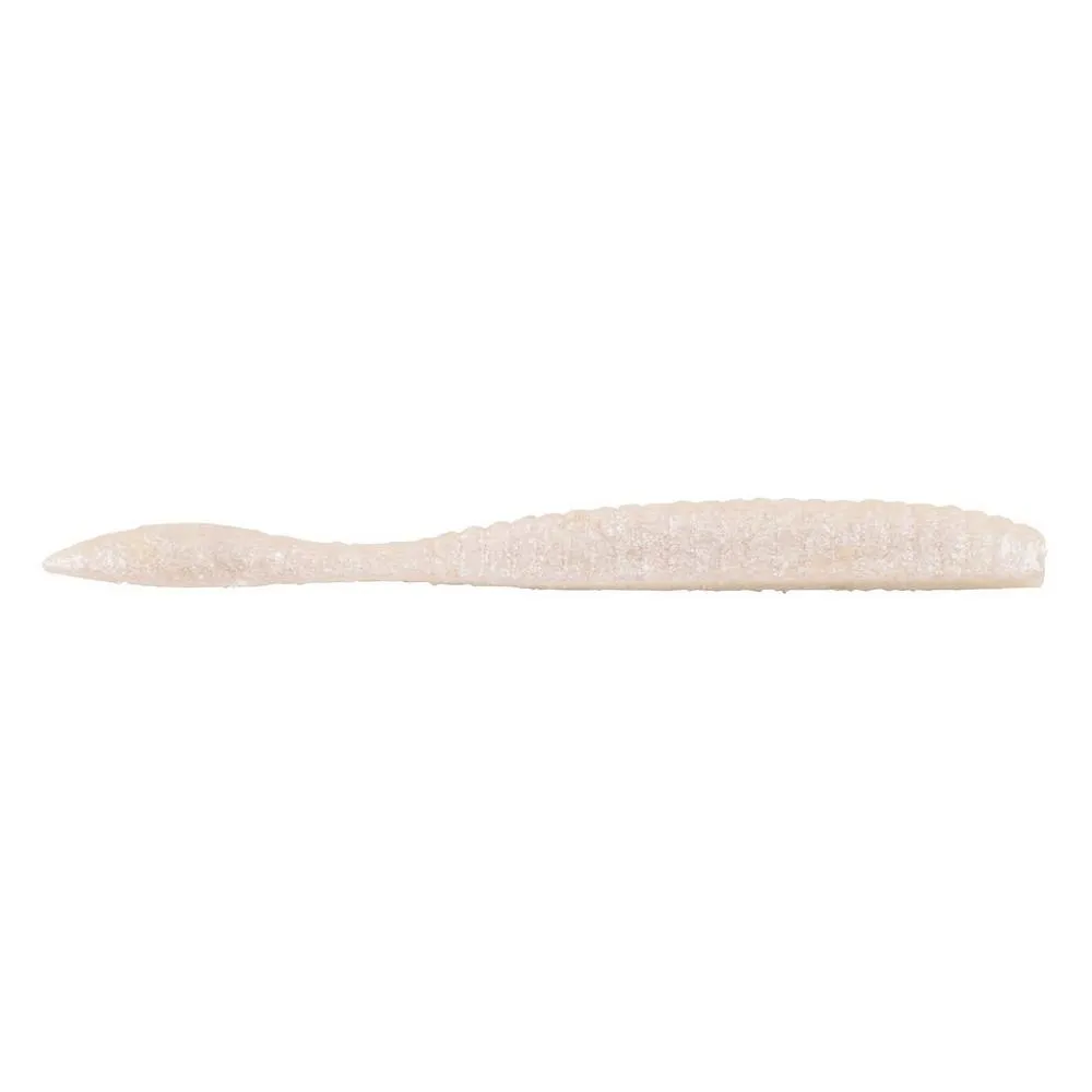 Berkley PowerBait Maxscent Flat Worm Pearl White