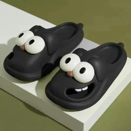 Big Eyes Monster Slippers