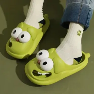 Big Eyes Monster Slippers