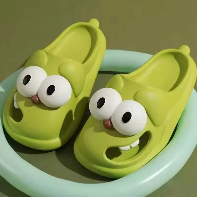 Big Eyes Monster Slippers