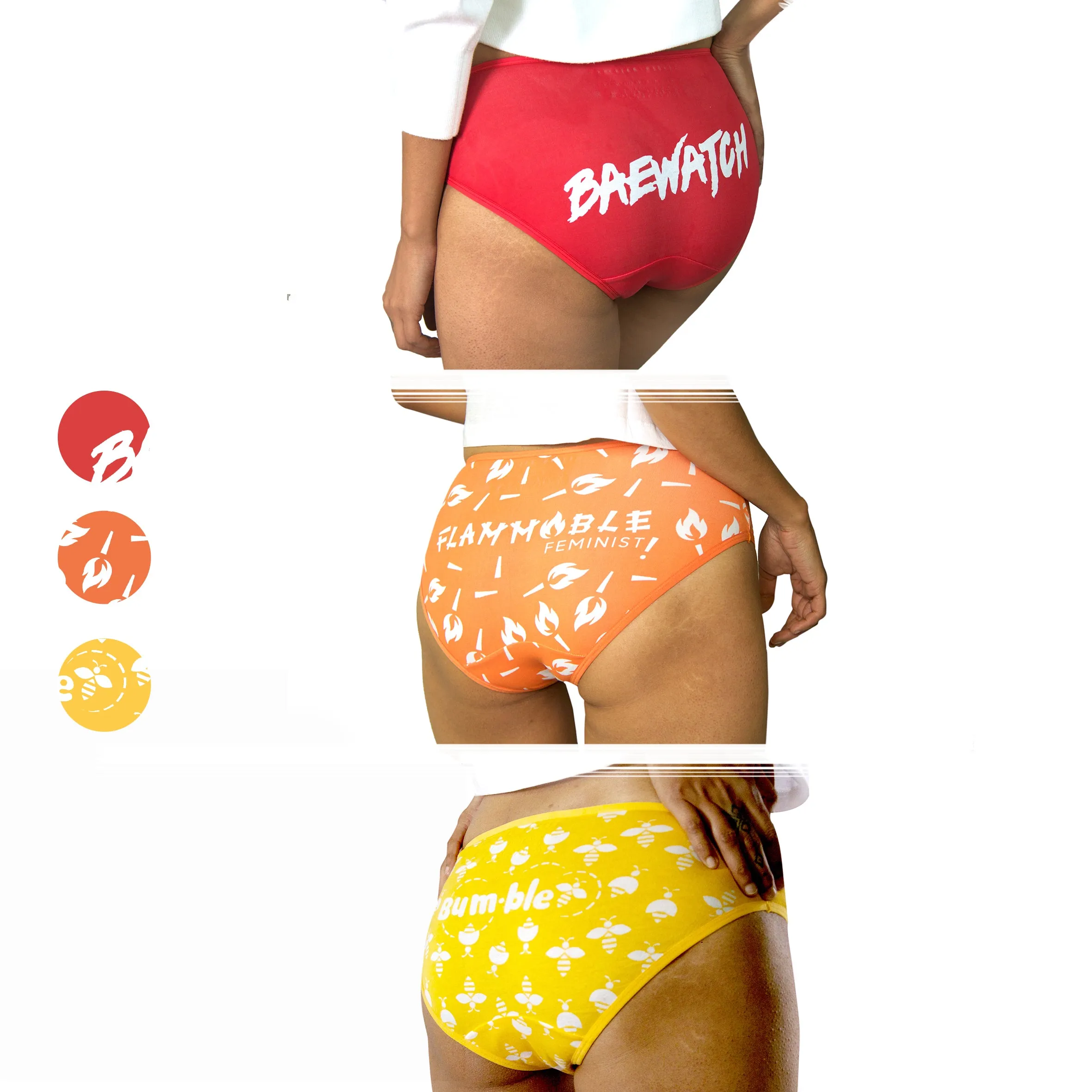 Bikini Set of 3 (Warm)