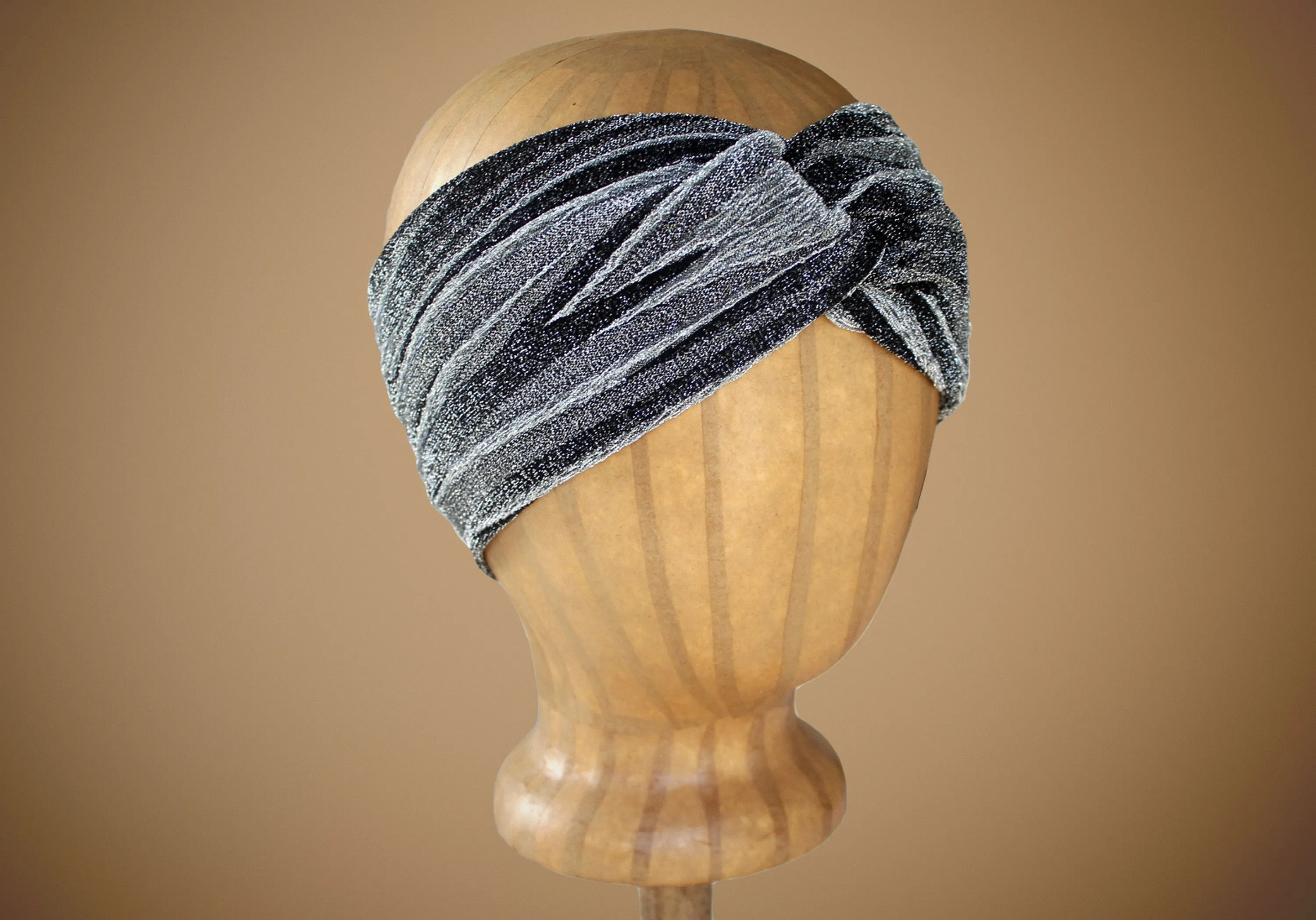 Black and silver lame