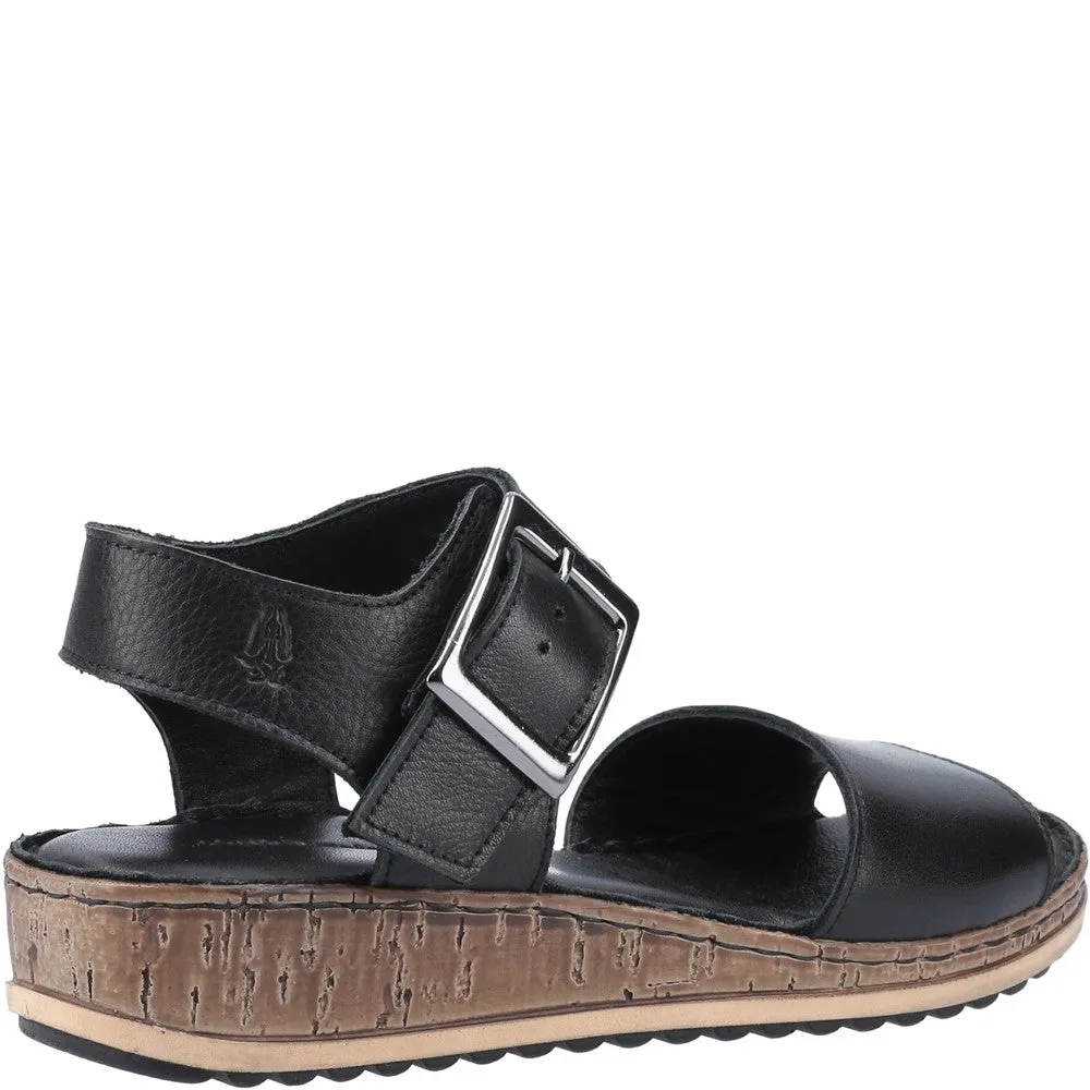 Black Ellie Wide Fit Sandals