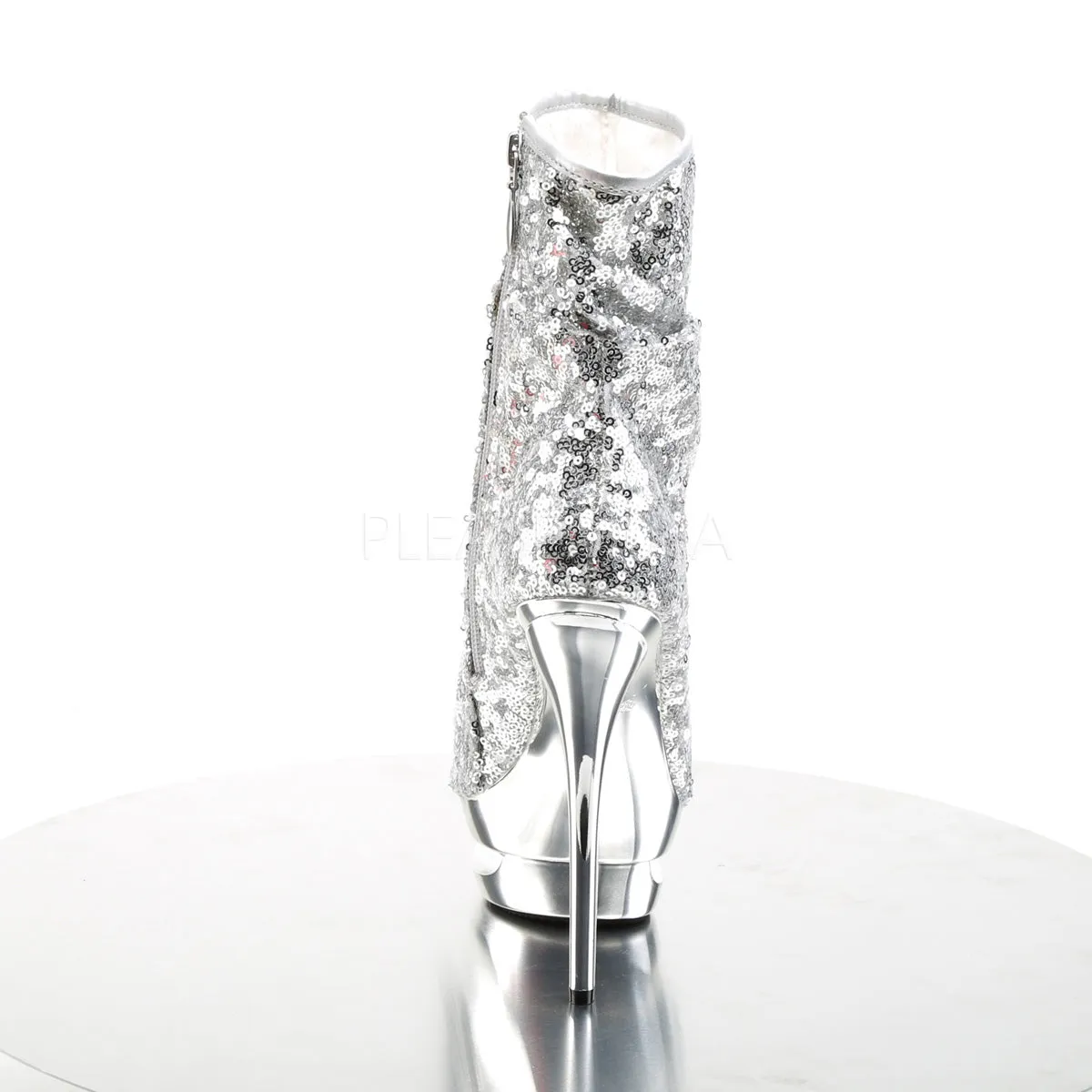 BLONDIE-R-1008  Silver Sequins/Silver Chrome