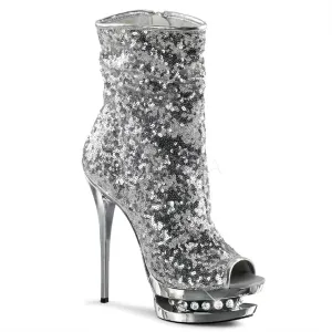 BLONDIE-R-1008  Silver Sequins/Silver Chrome