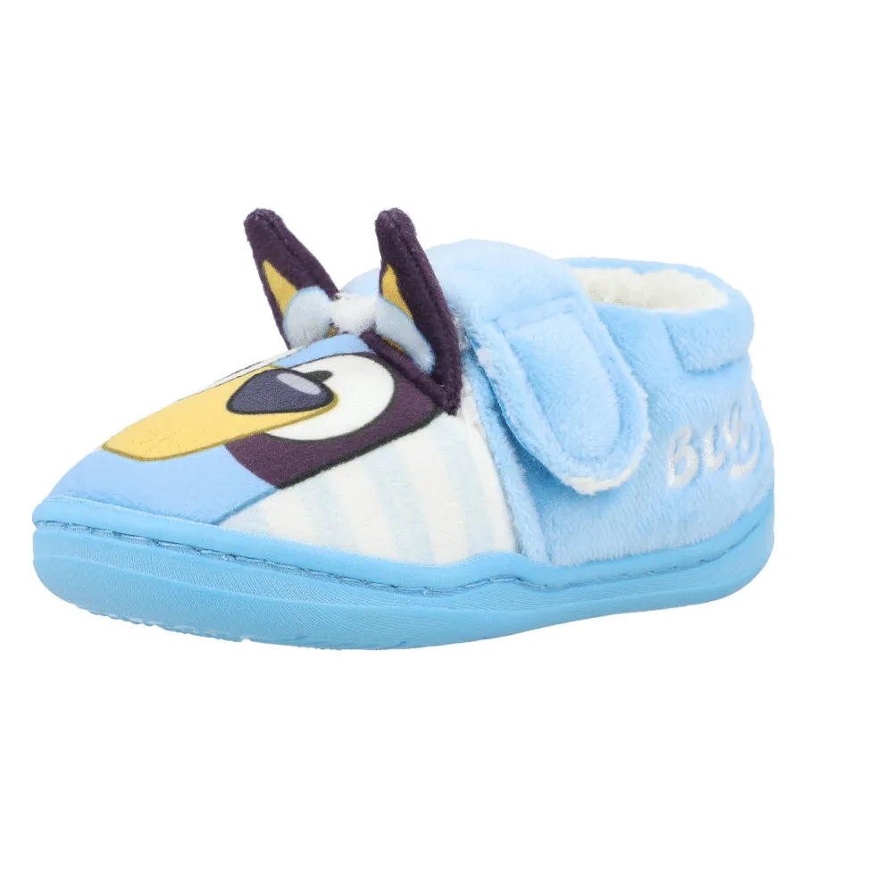Bluey Kids Blue Novelty Slippers