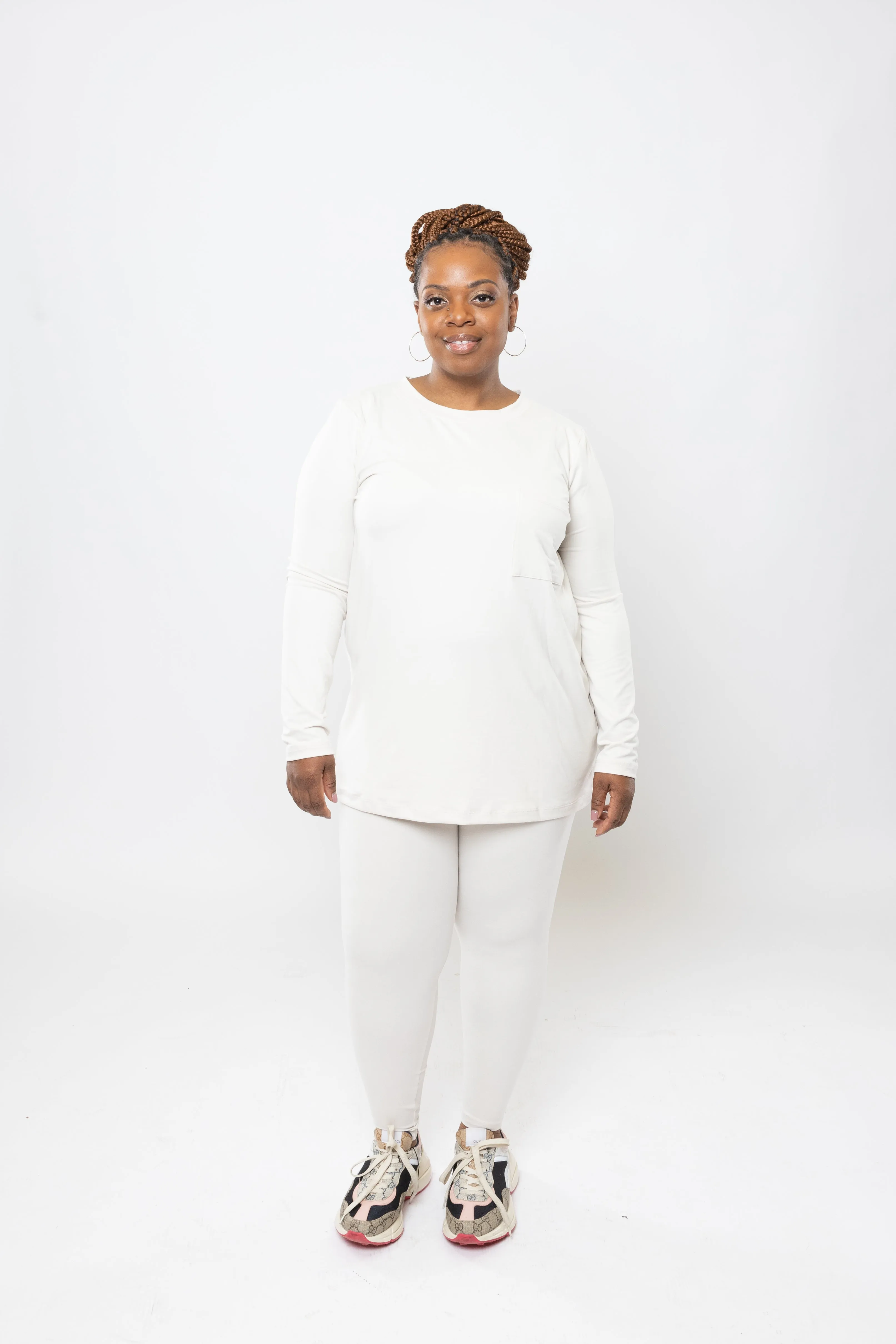 Buttery Soft 2 Piece Front Pocket Long-sleeve Loungewear Set