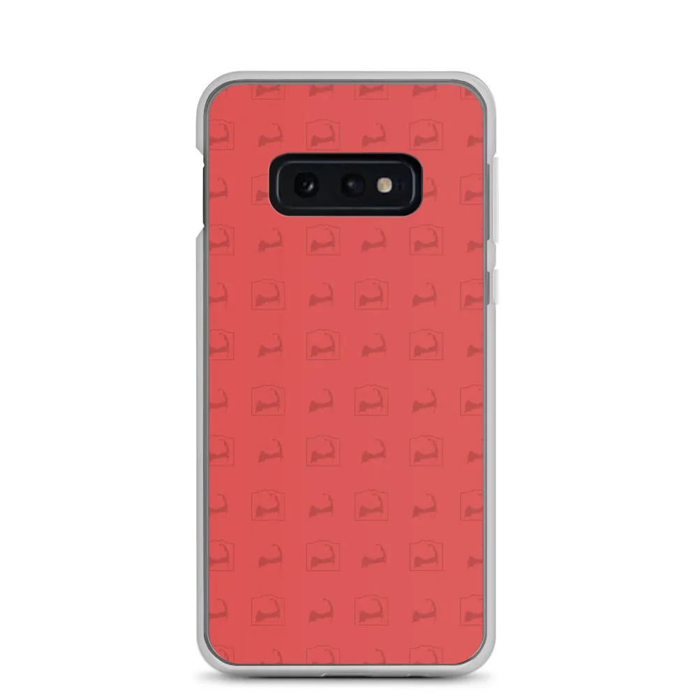 Cape Cod Pattern Red Samsung S10 Case