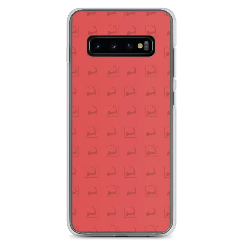 Cape Cod Pattern Red Samsung S10 Case
