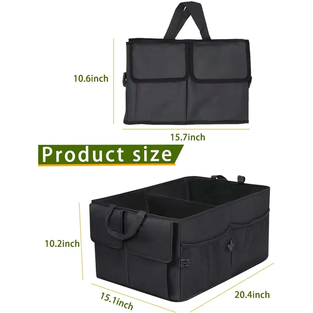 Car Trunk Organizer, Custom-Fit For Car, Foldable Car Trunk Storage Box, Storage Bag, Waterproof, Dust-proof, Stain-Resistant, Car Accessories WAFD229