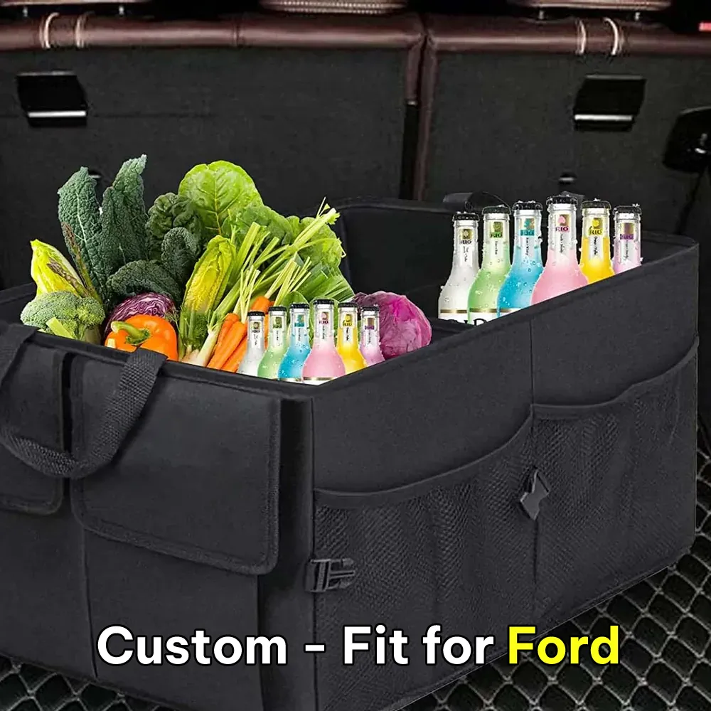 Car Trunk Organizer, Custom-Fit For Car, Foldable Car Trunk Storage Box, Storage Bag, Waterproof, Dust-proof, Stain-Resistant, Car Accessories WAFD229