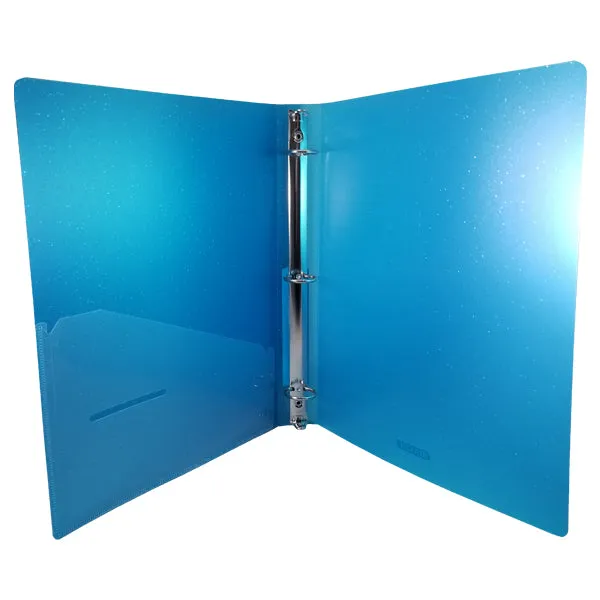CARPETA 1 PULGADA FLEXIBLE GLITTER 3128 BAZIC MNK