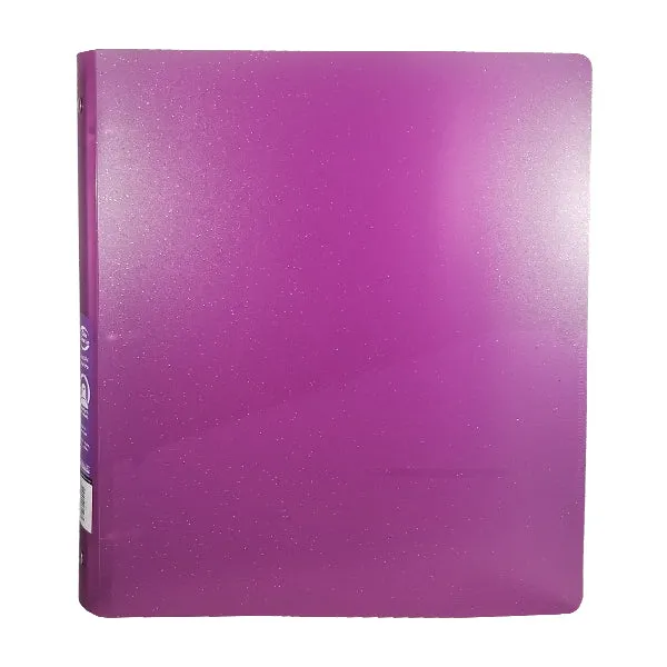 CARPETA 1 PULGADA FLEXIBLE GLITTER 3128 BAZIC MNK