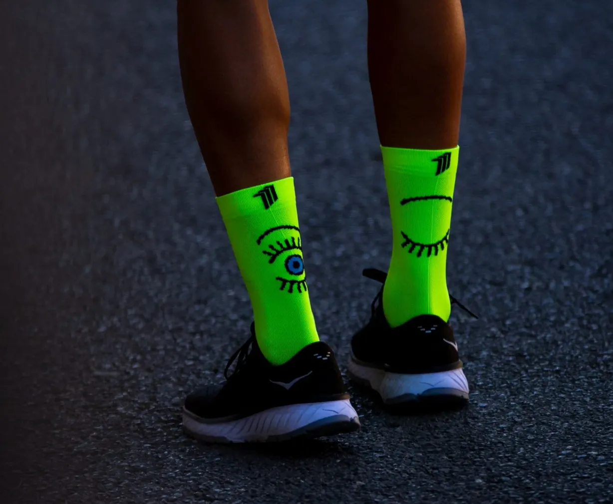 Chaussettes running Sporcks - EYE YELLOW