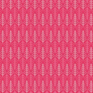 Christmas Dear Tinsel Trees in Pink