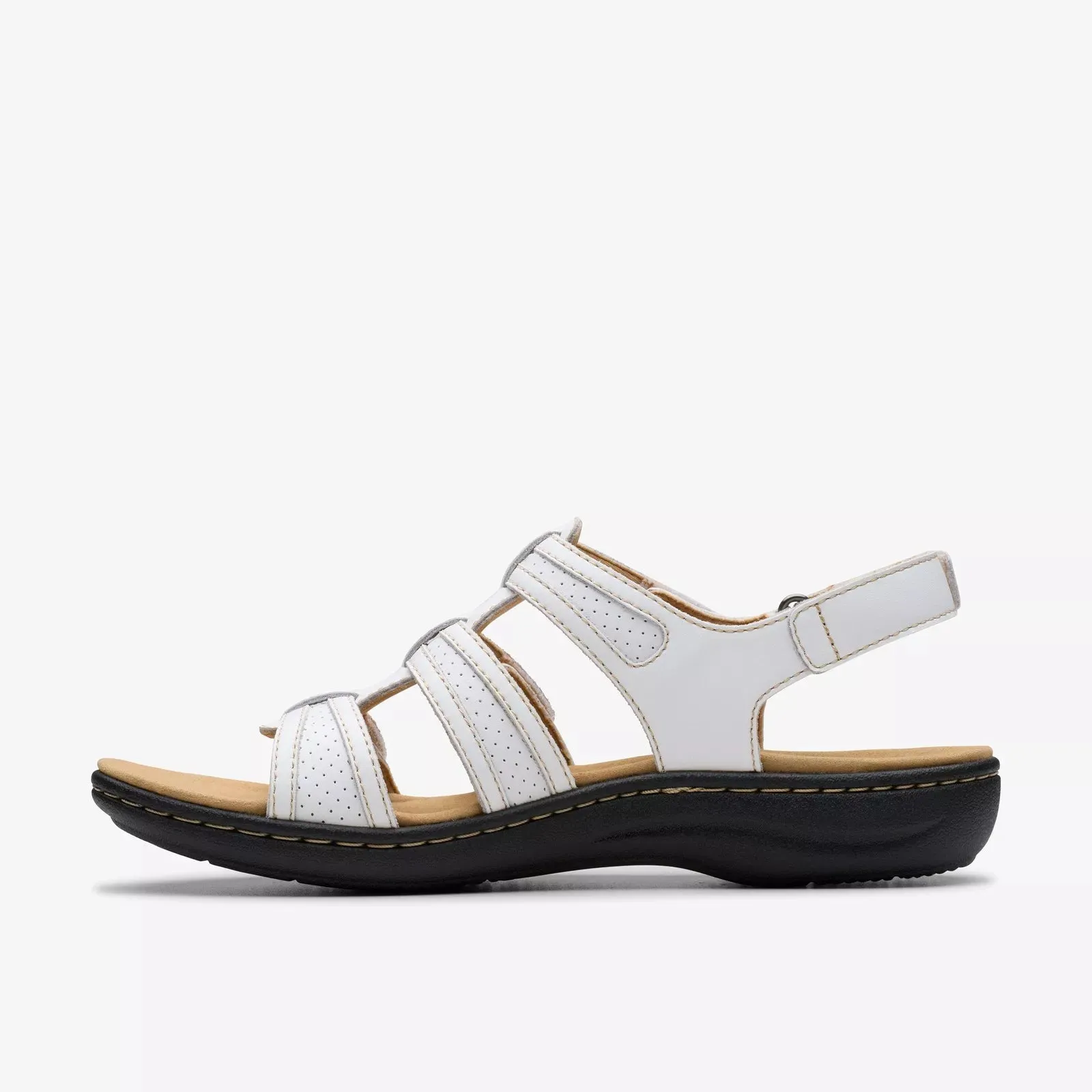 Clarks Women's Laurieann Ivy White Leather 26181701