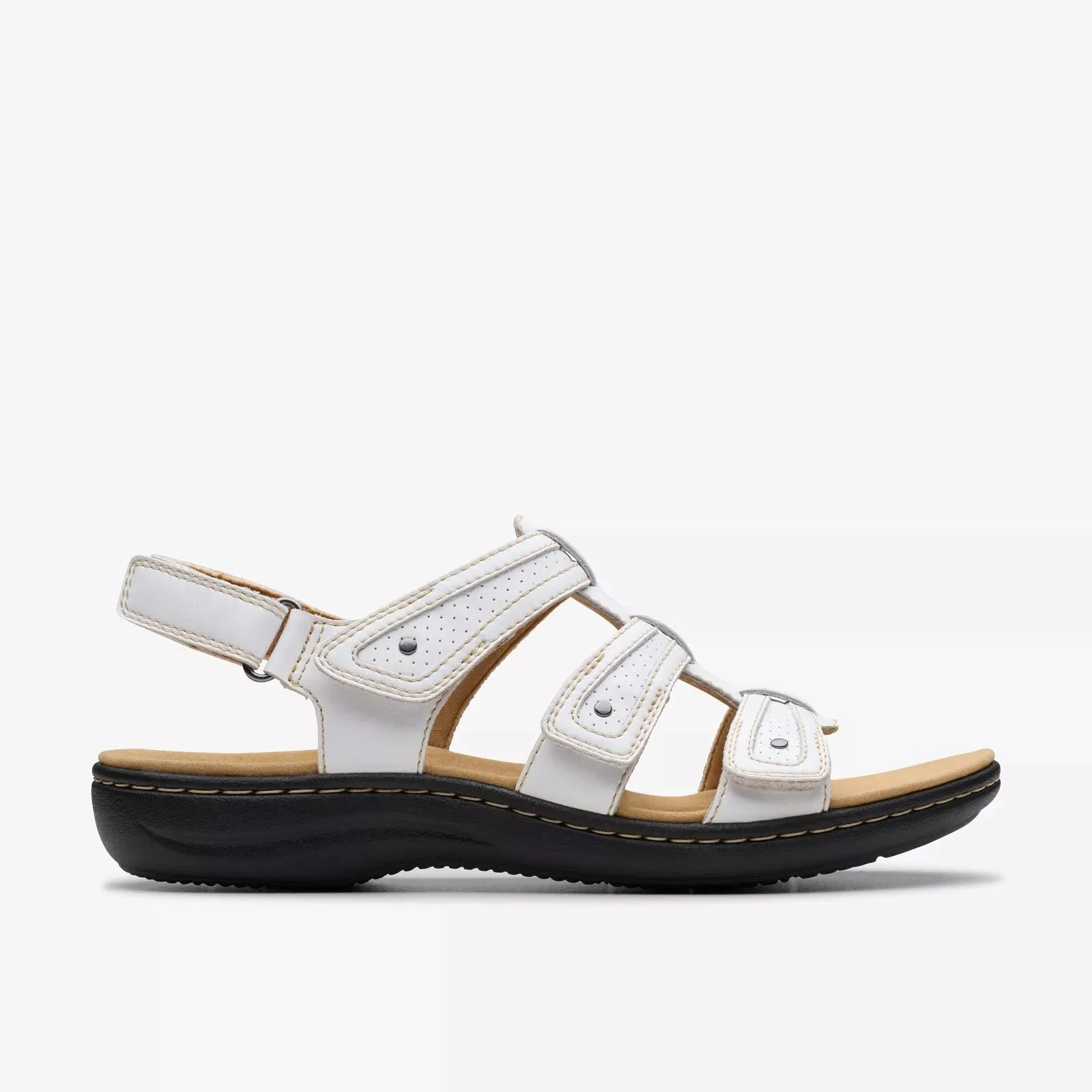 Clarks Women's Laurieann Ivy White Leather 26181701