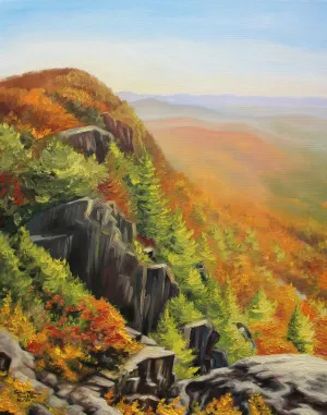 Cliffs from Mount Tom, MA 11x14 Print